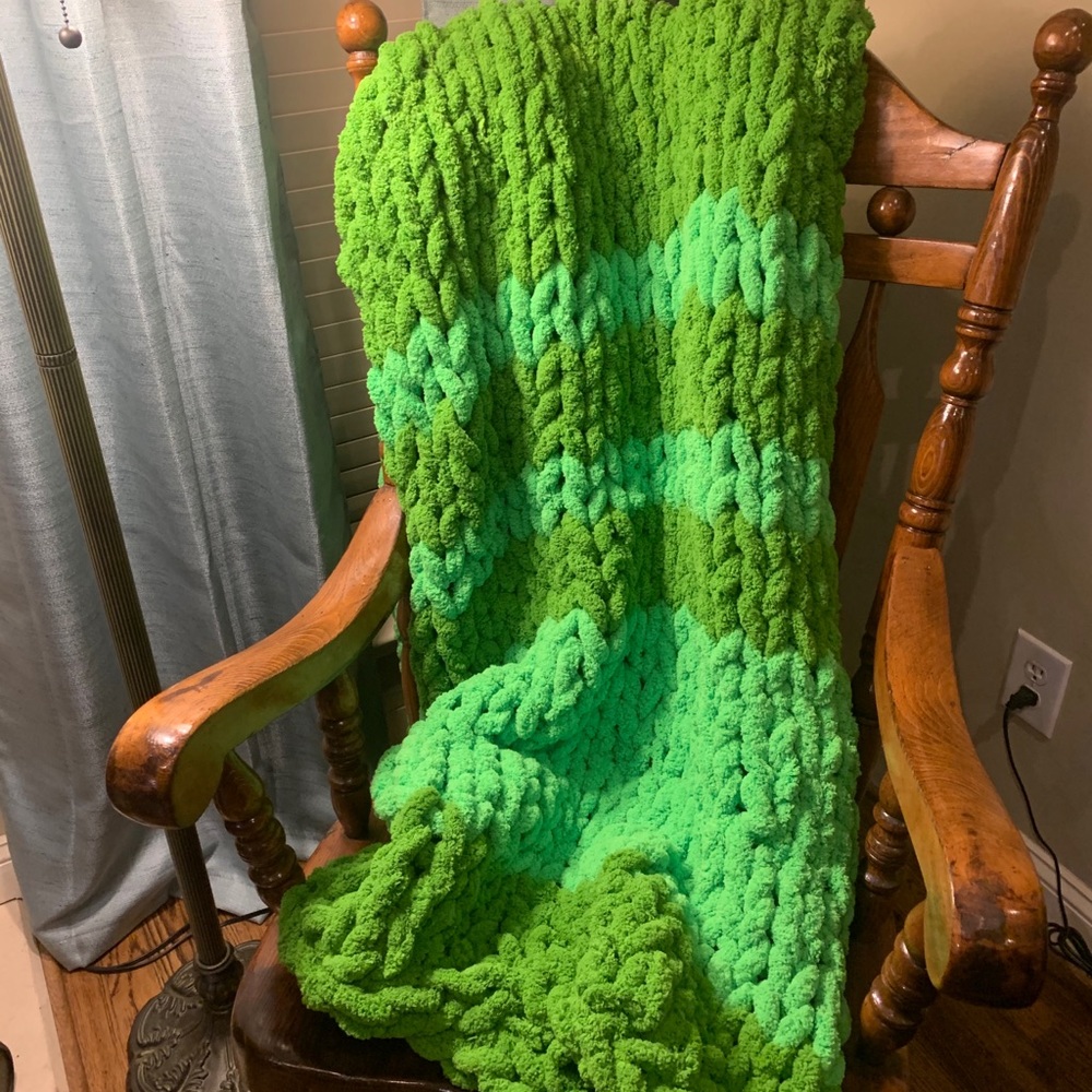 Chunky Chenille Blankets - any size & 70+ colors